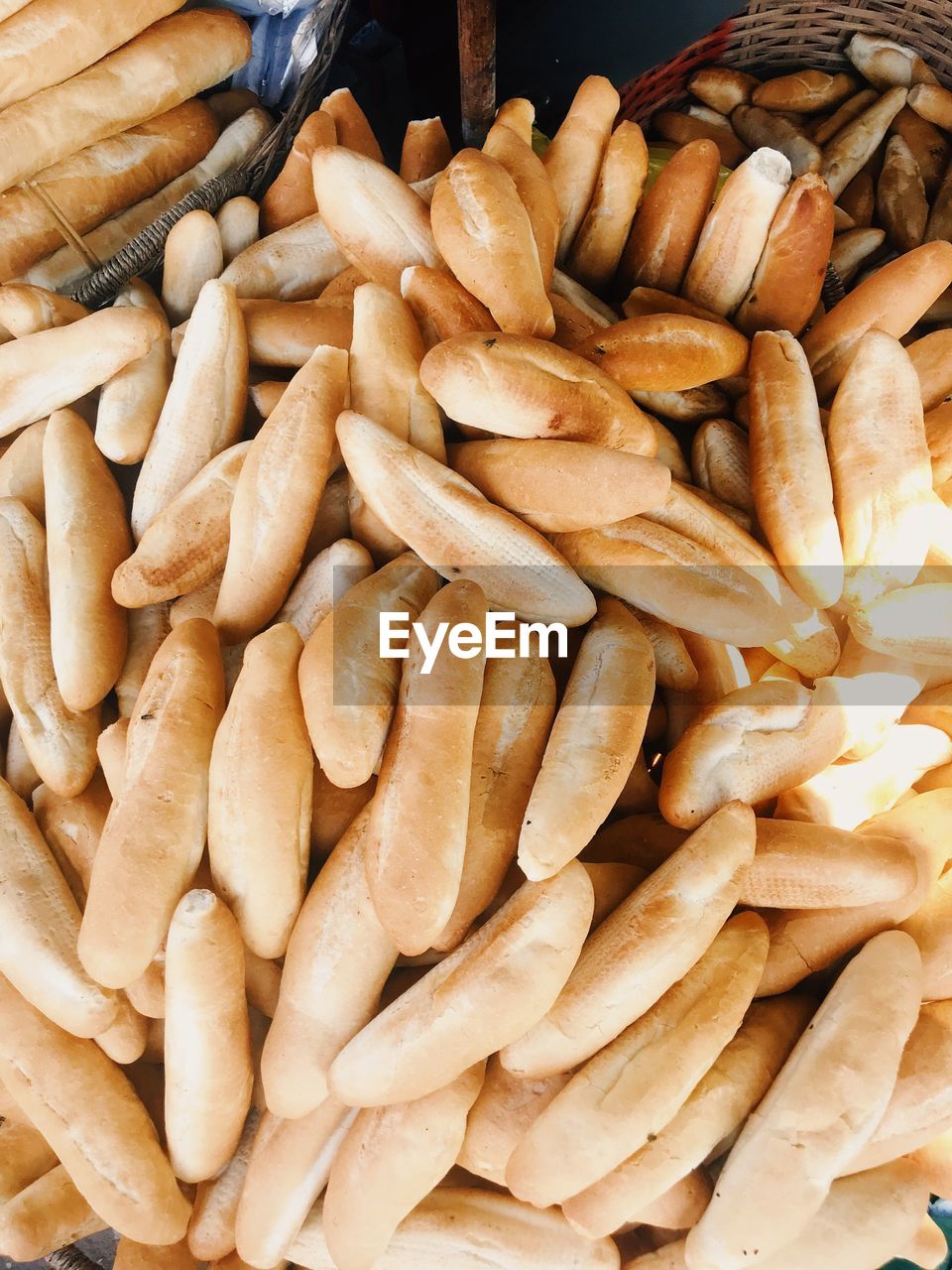 High angle view of vegetables for sale in market