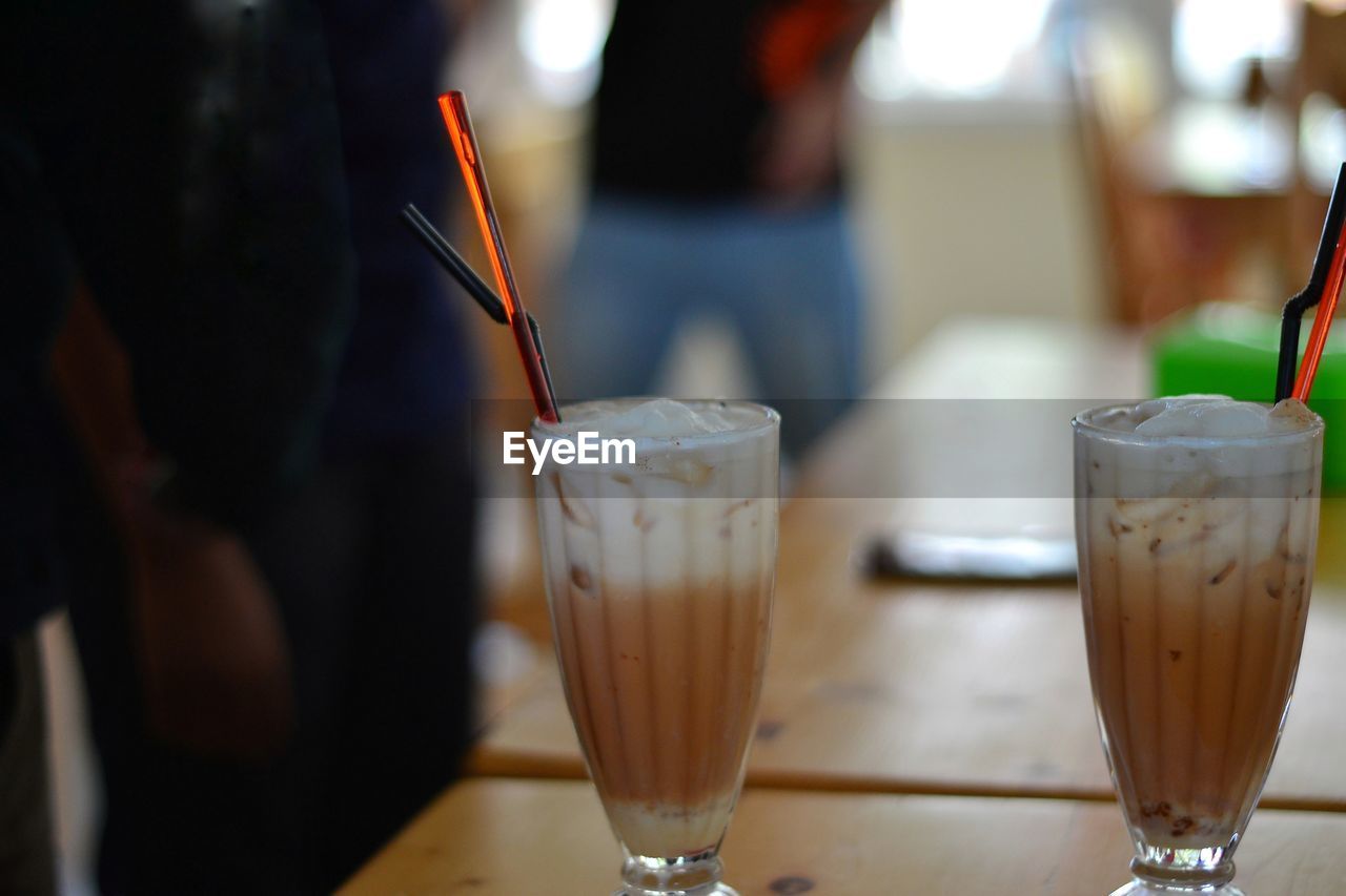 Close-up of drink on table