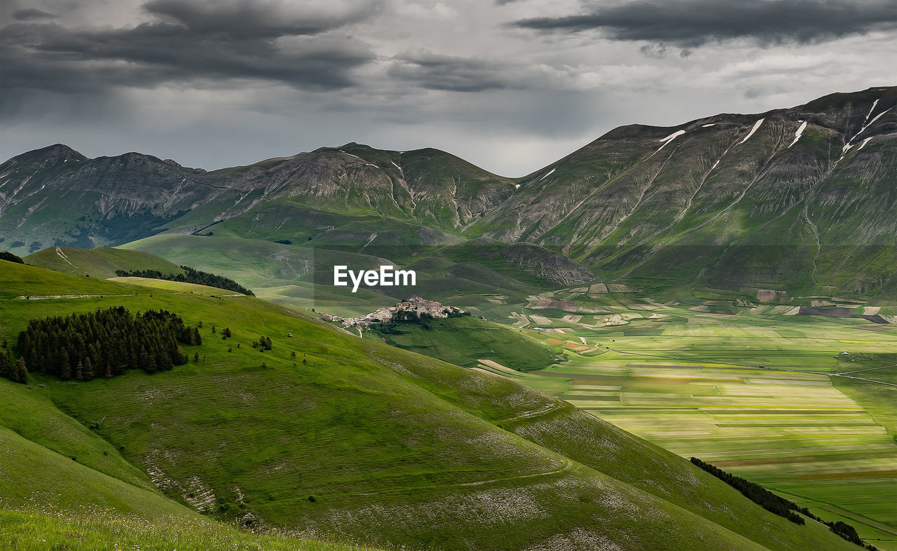 Scenic view of landscape against sky