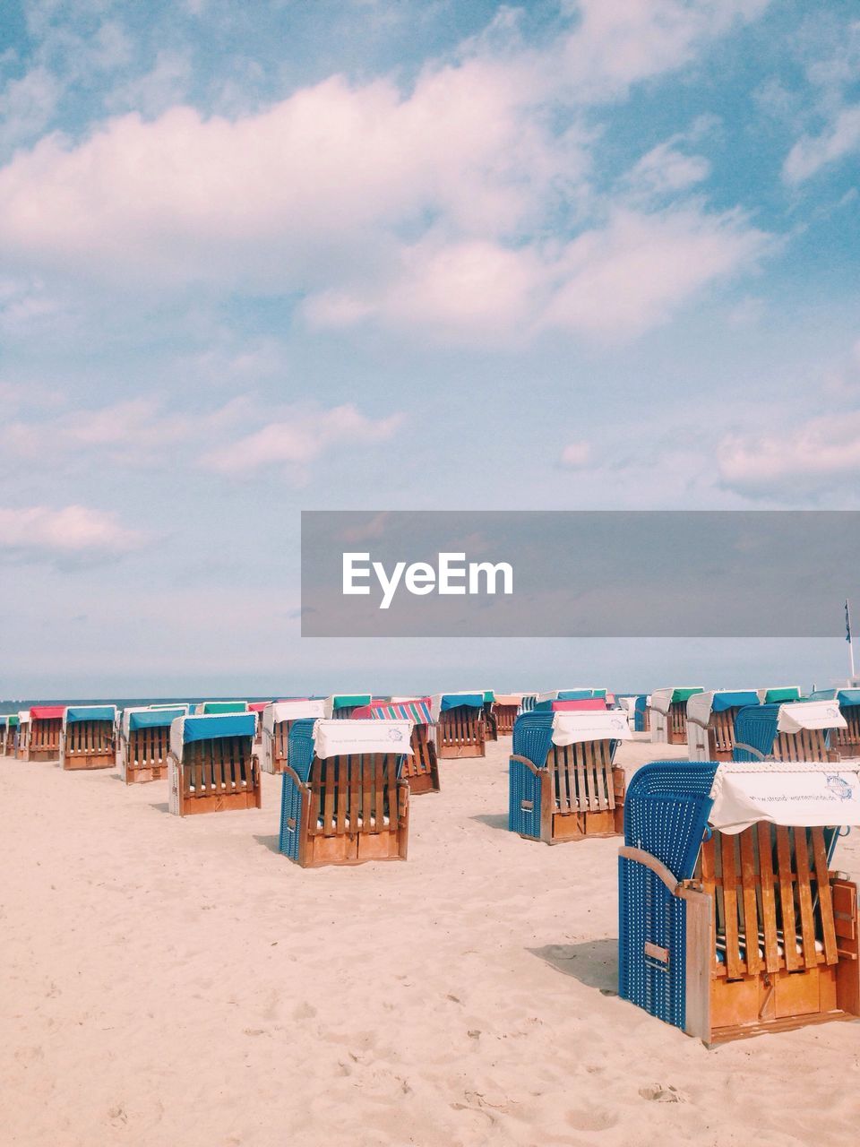 LOUNGE CHAIRS ON BEACH