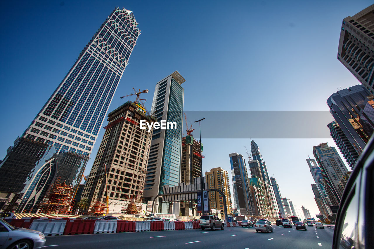 Low angle view of buildings against sky