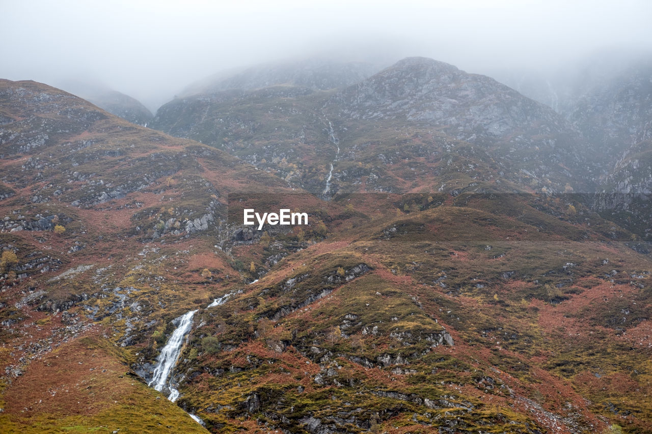 AERIAL VIEW OF VALLEY AND MOUNTAINS