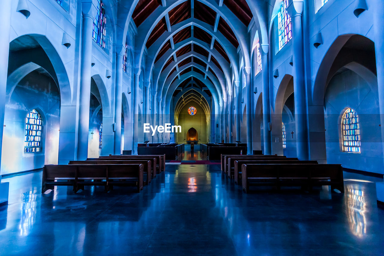 VIEW OF CHURCH INTERIOR