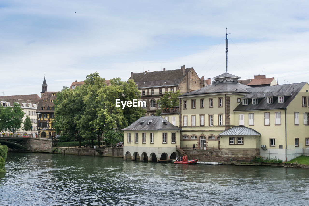 Buildings at waterfront