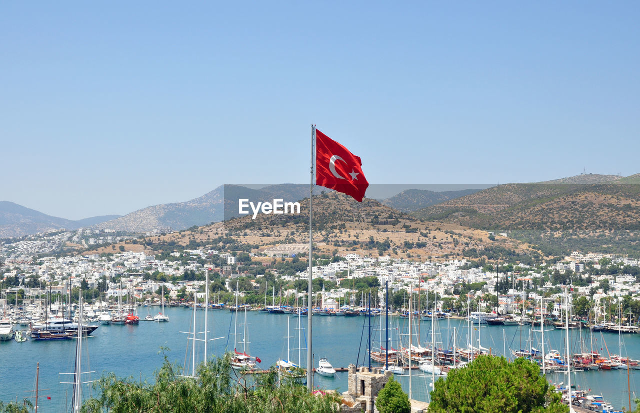 SCENIC VIEW OF FLAG AGAINST SKY