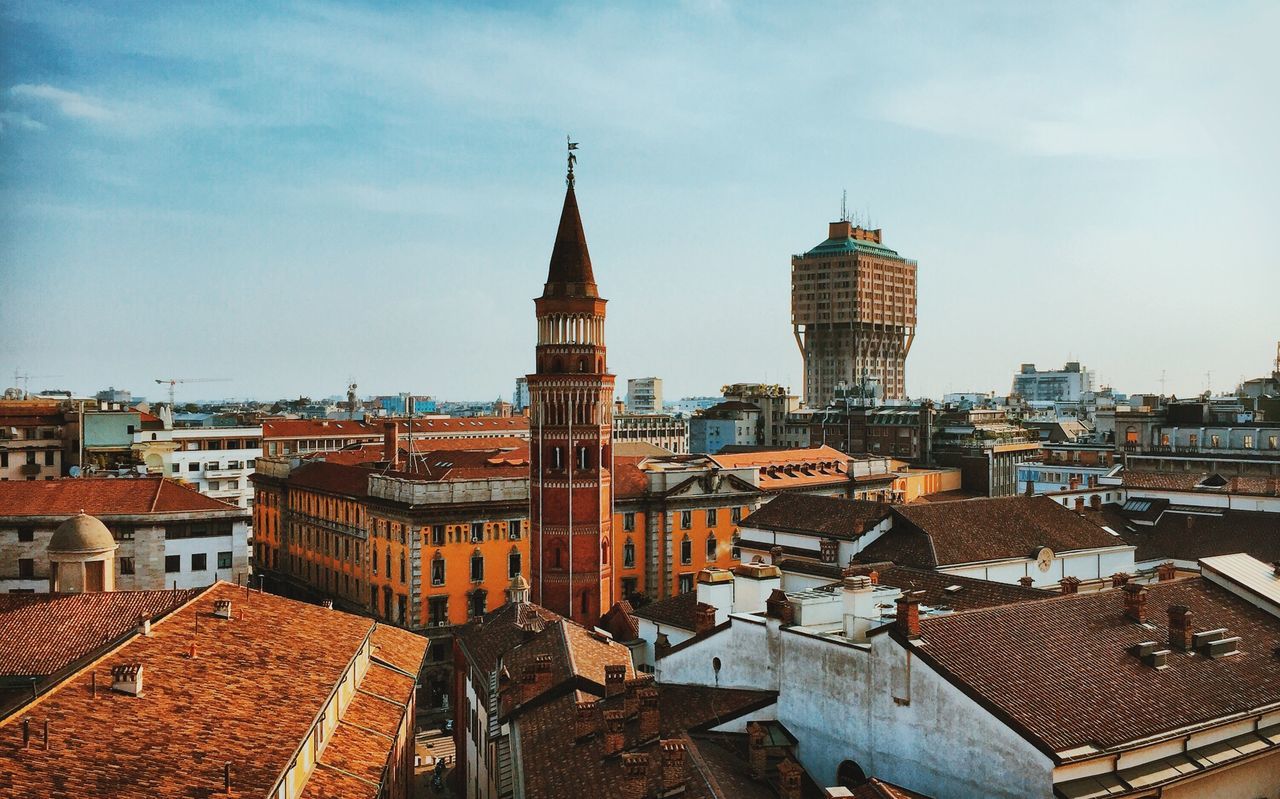 Cityscape against sky