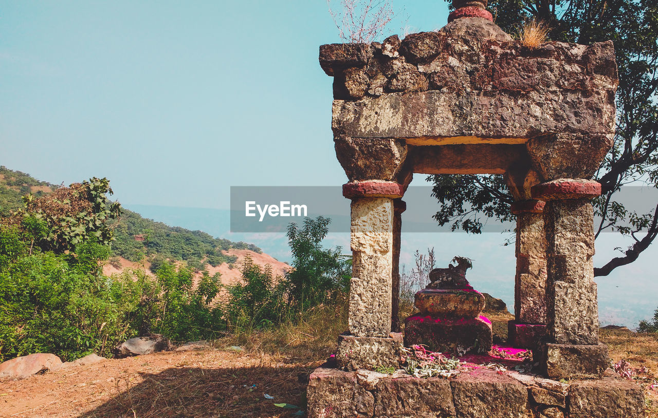 Shrine on mountain