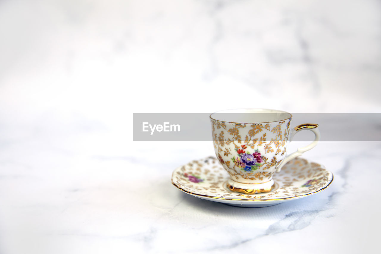 close-up of coffee cup