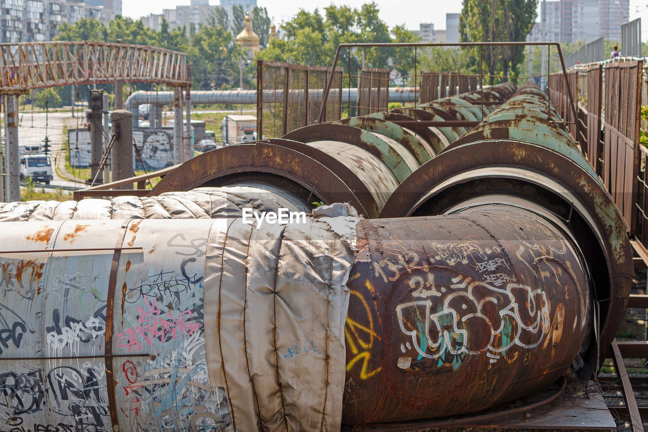 GRAFFITI ON OLD BRIDGE