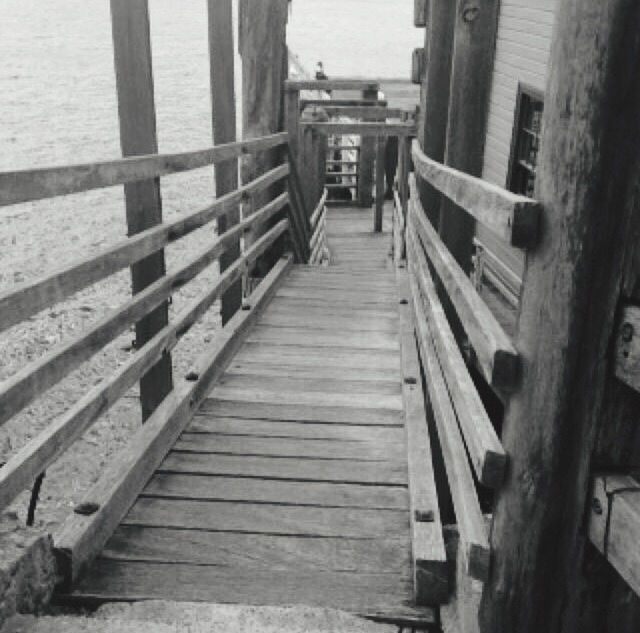 VIEW OF PIER ON WATER