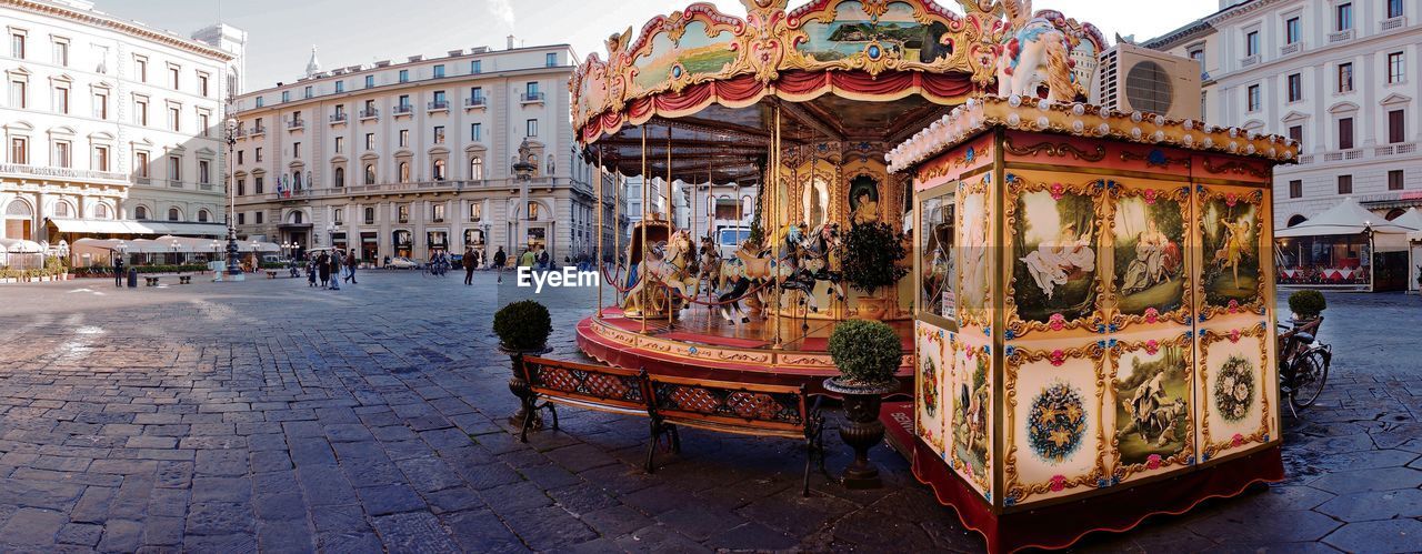 Carousel in a florence