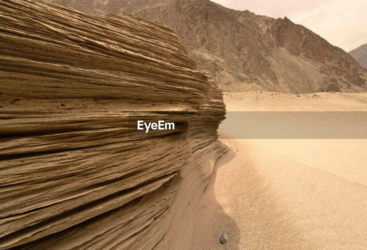 Rock formations at desert