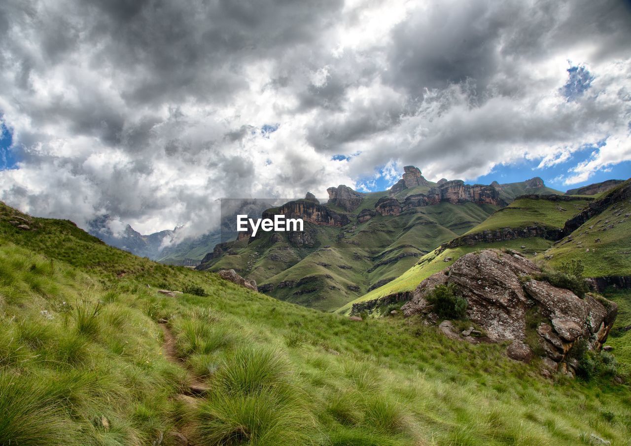 Panoramic view of landscape against sky