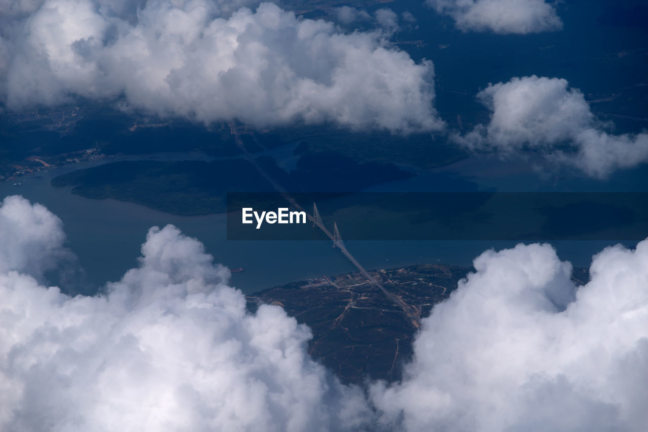 Low angle view of clouds in sky