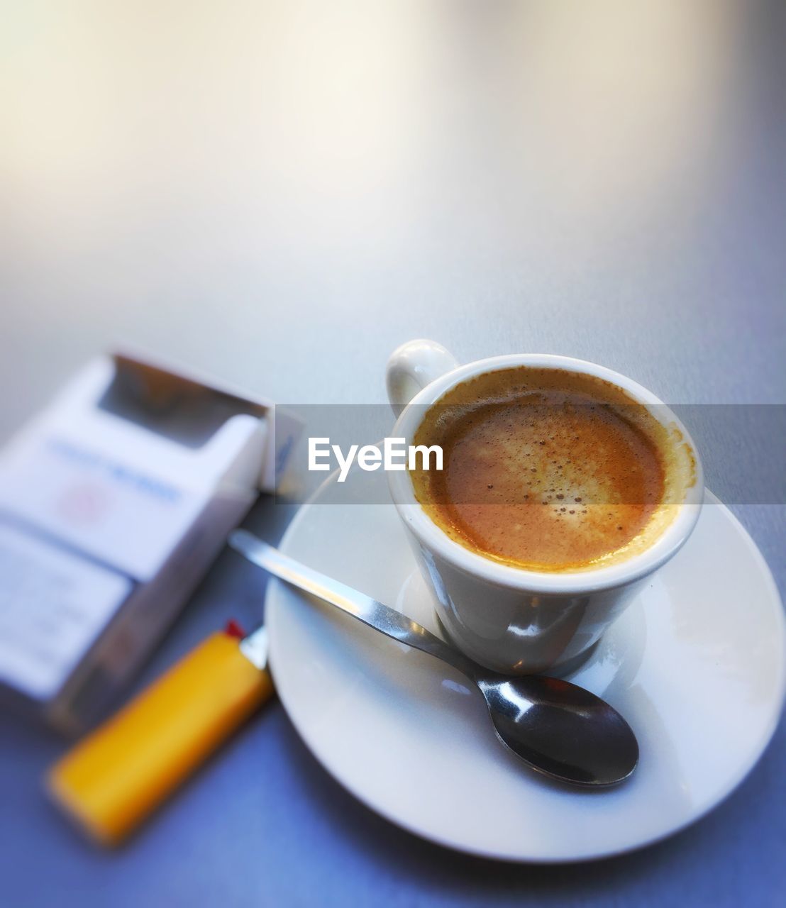 Close-up of coffee on table