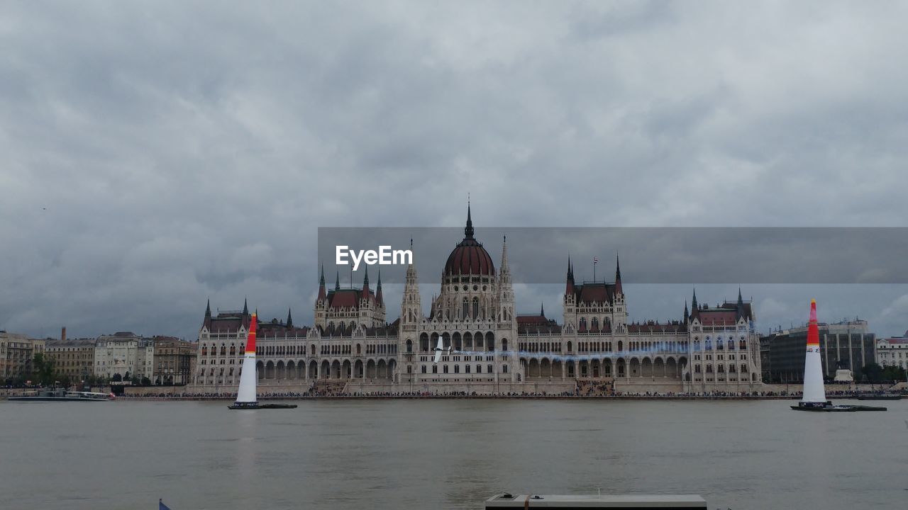 View of buildings at waterfront