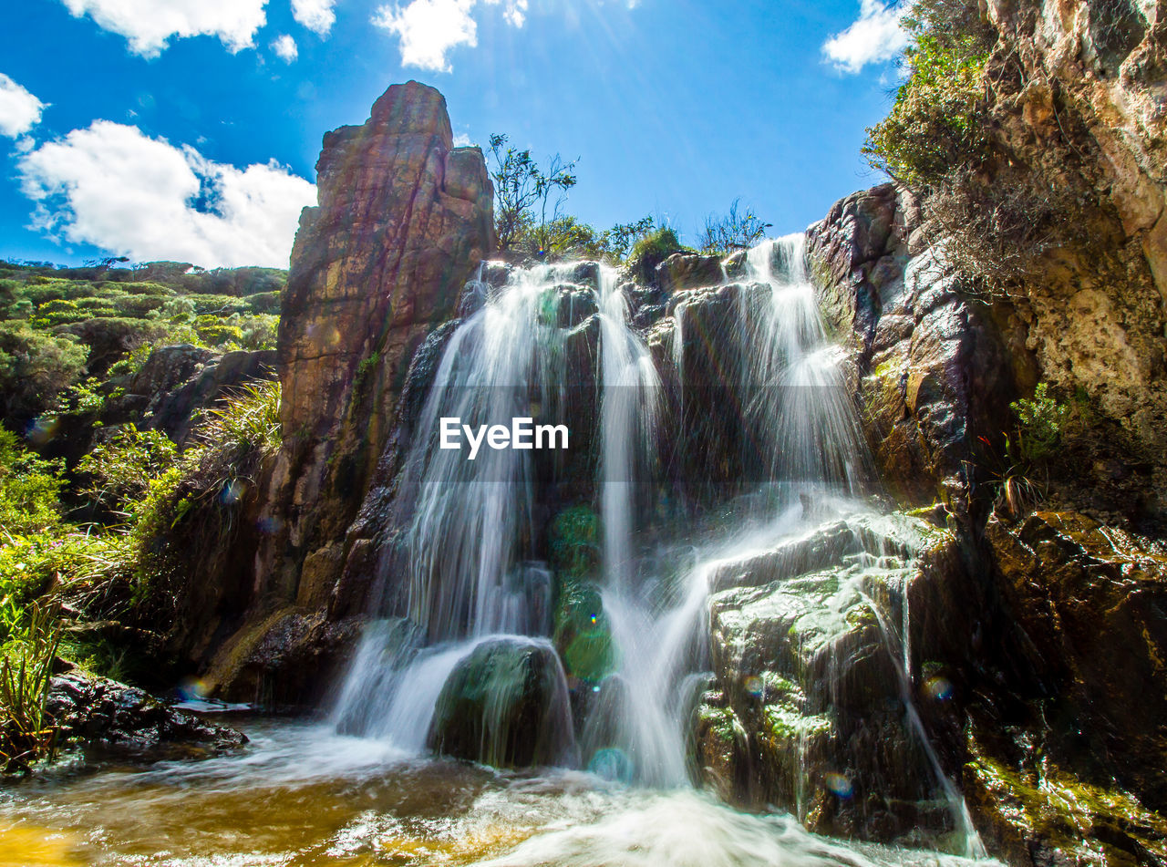 VIEW OF WATERFALL