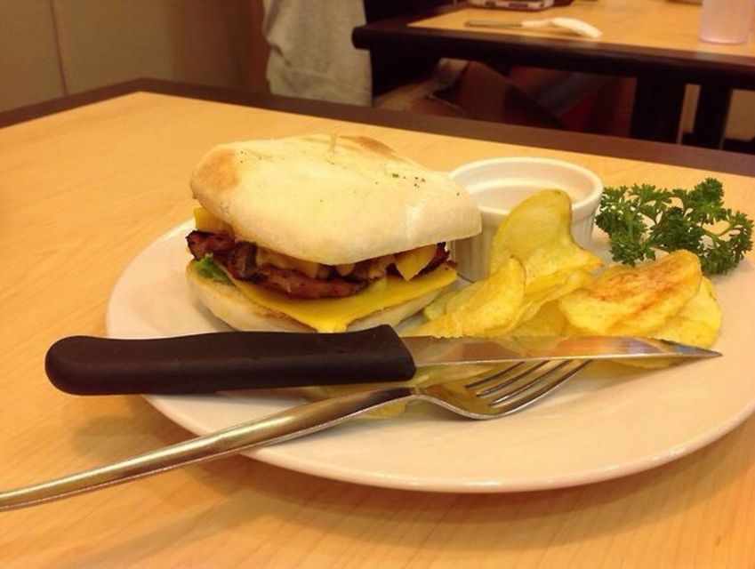 CLOSE-UP OF SERVED FOOD