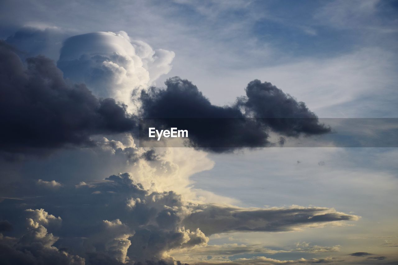 Low angle view of clouds in sky