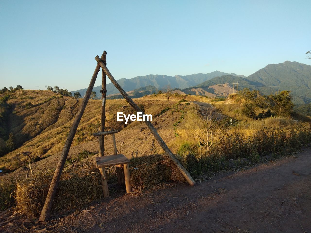 VIEW OF LANDSCAPE AGAINST CLEAR SKY