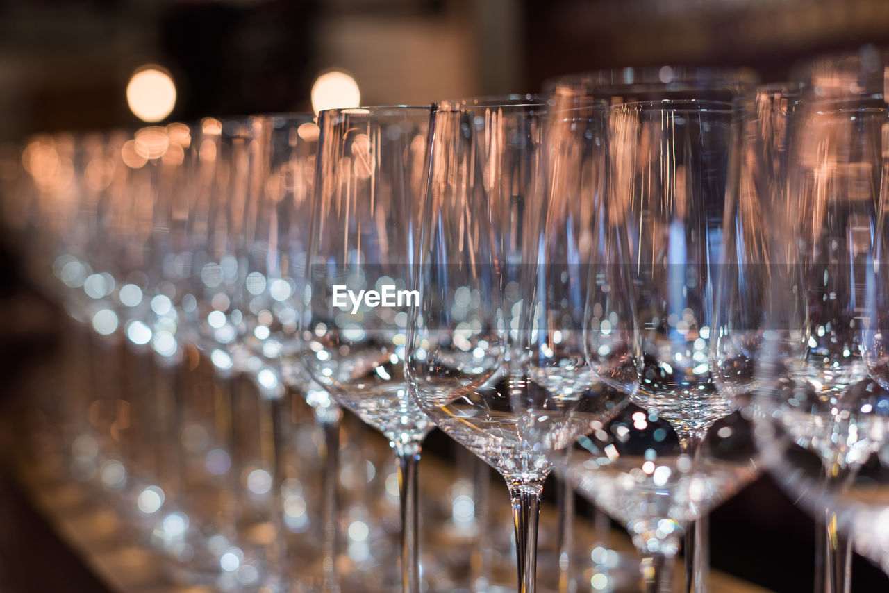 close-up of glasses