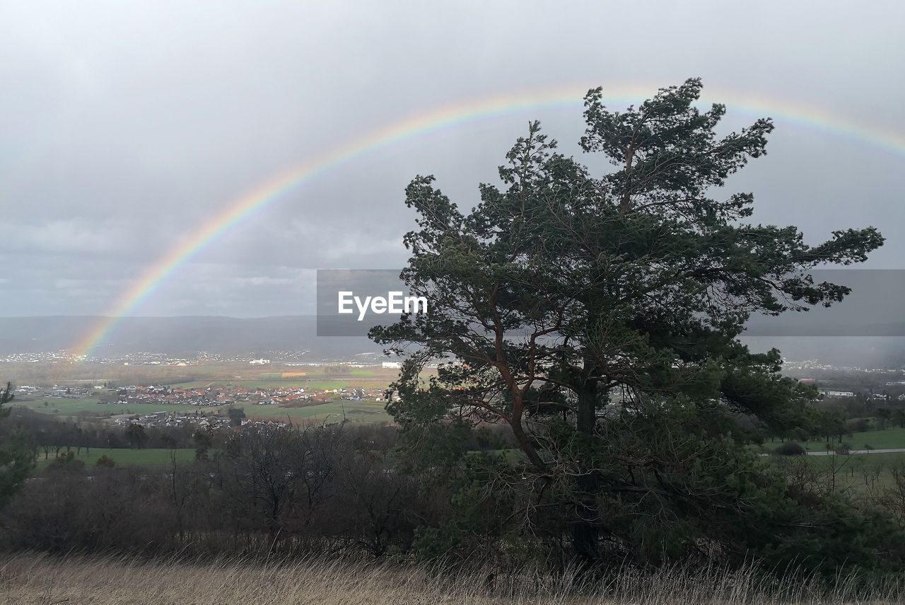 SCENIC VIEW OF RAINBOW AGAINST SKY