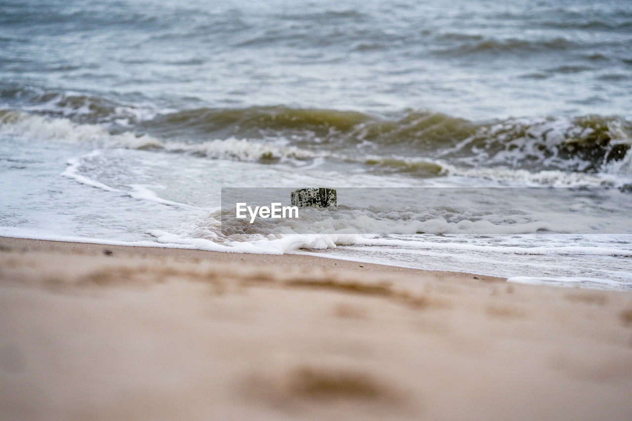 SCENIC VIEW OF SEA WAVES