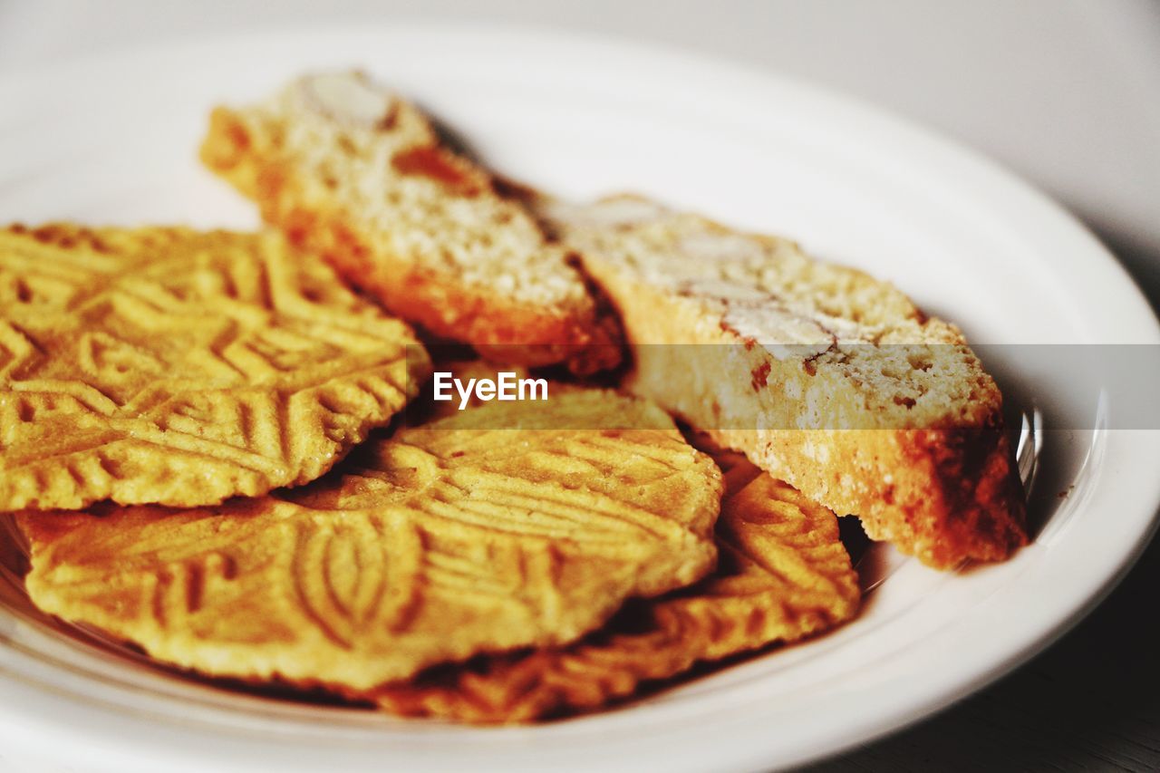 Close-up of cookies