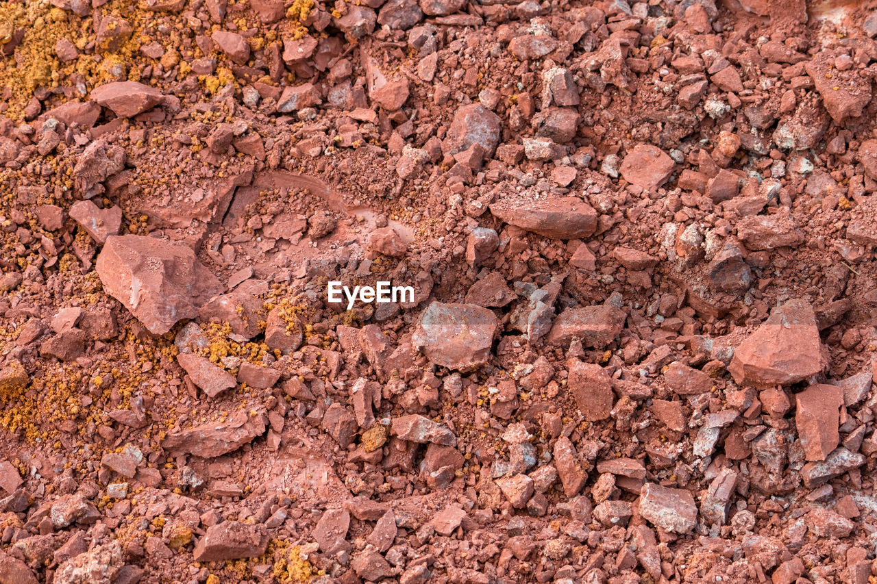 soil, backgrounds, full frame, no people, rock, nature, textured, brick, land, day, outdoors, brown, pattern, close-up, rough, geology, climate, architecture, dirt, environment, non-urban scene, field, dry, red, arid climate