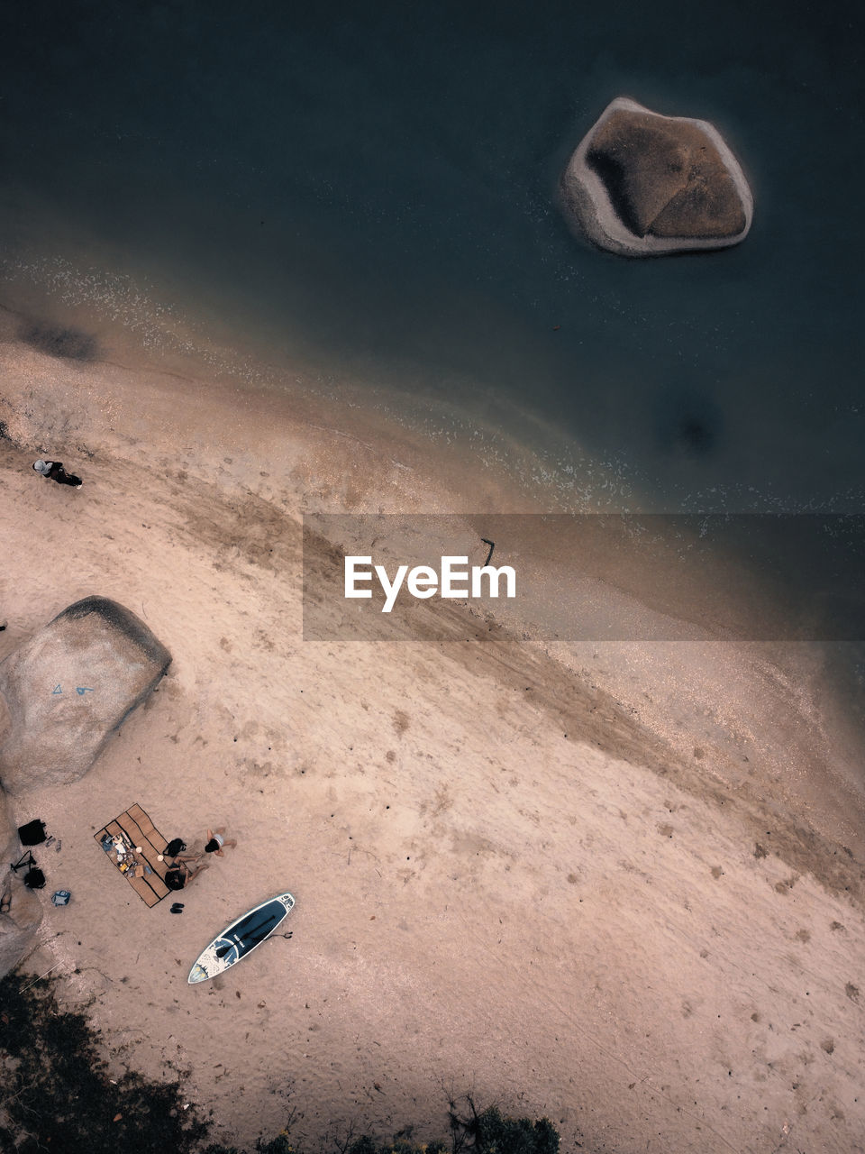 Aerial view of beach