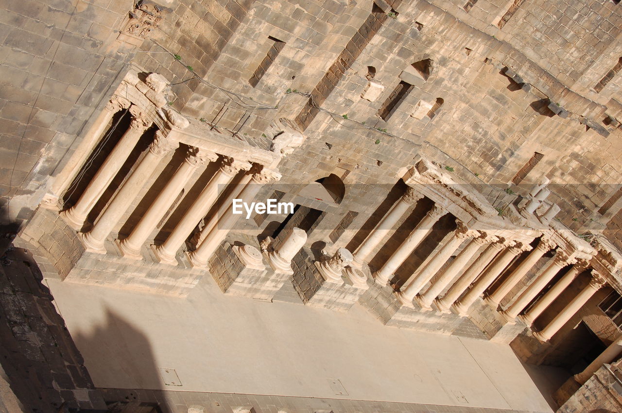 HIGH ANGLE VIEW OF TEMPLE BUILDING