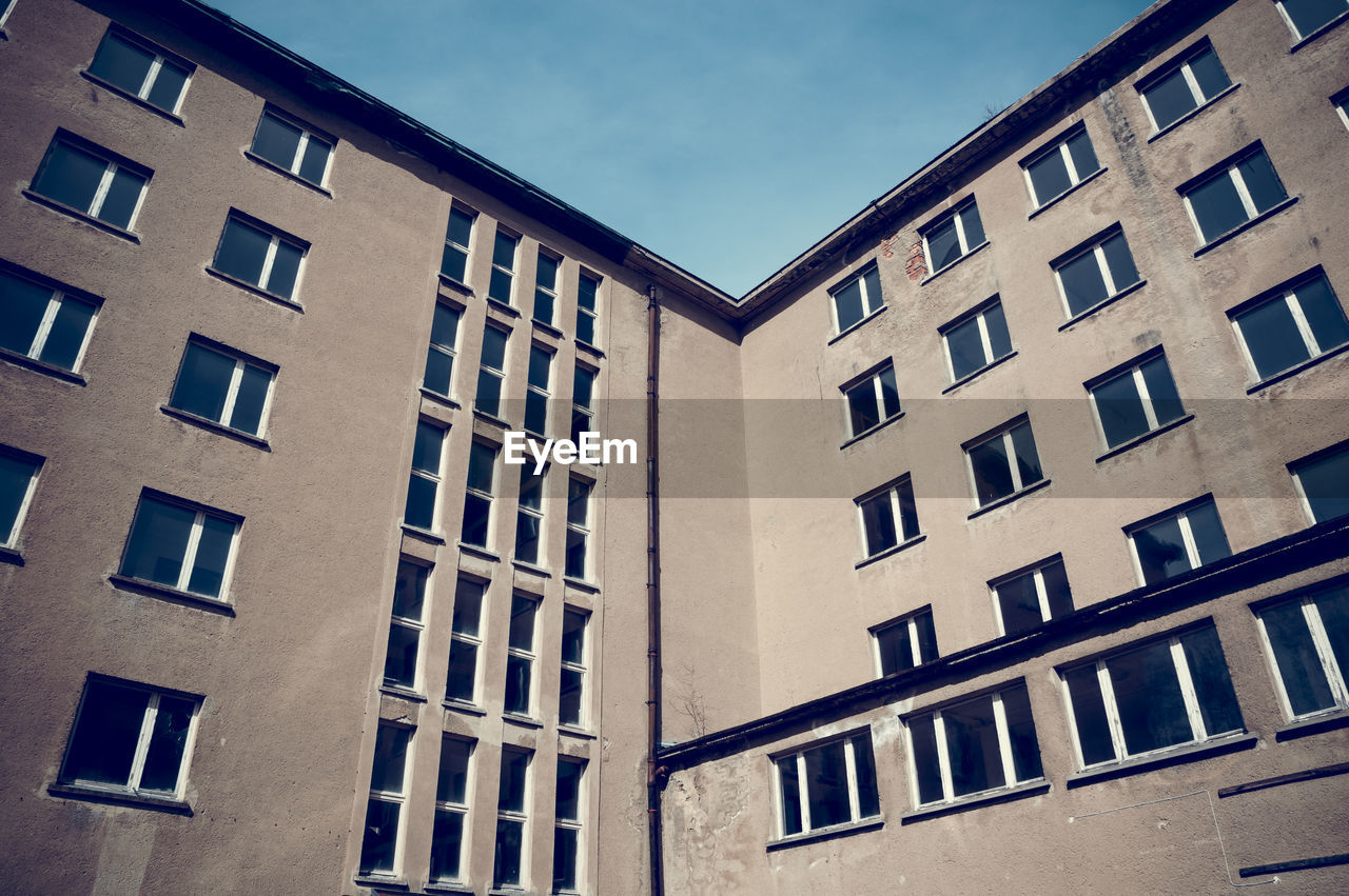 Low angle view of building against sky