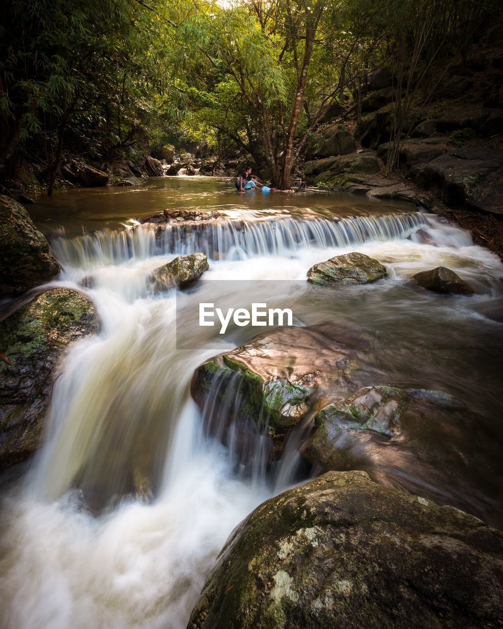 SCENIC VIEW OF WATERFALL