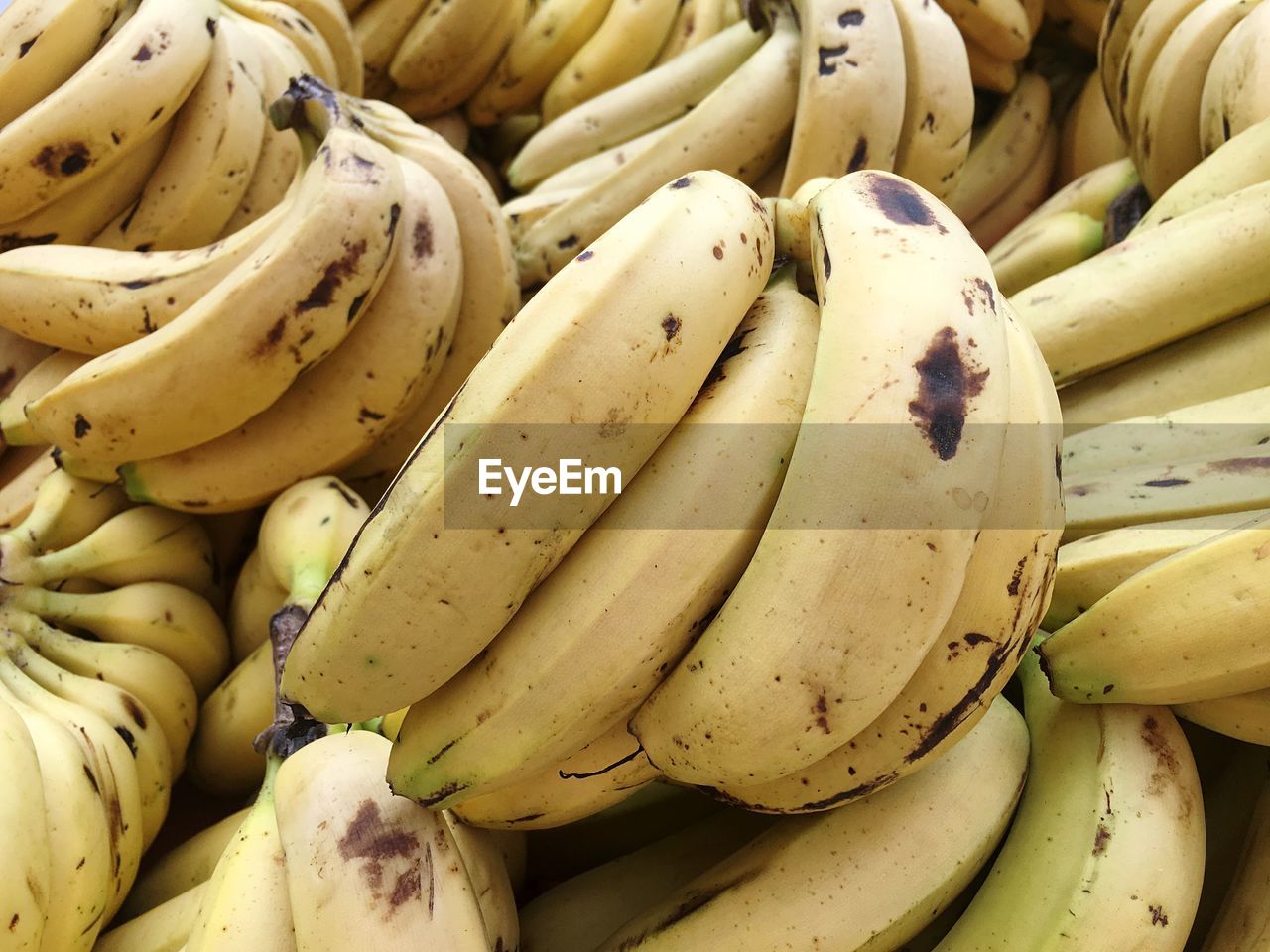 Full frame shot of bananas for sale at market