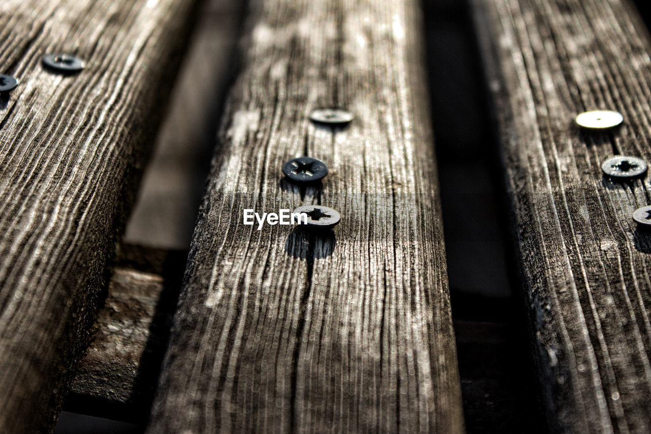 Full frame shot of wooden plank