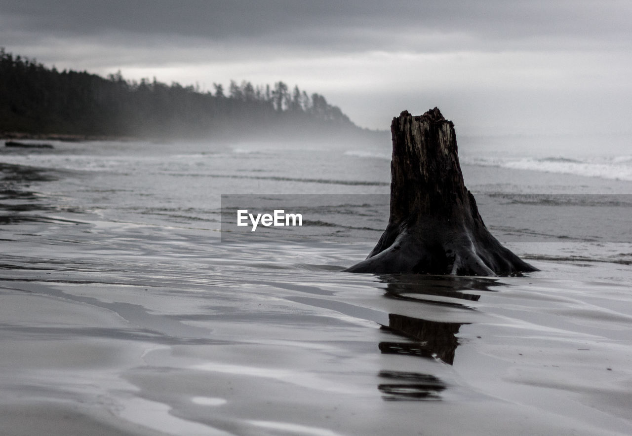 SCENIC VIEW OF SEA AND ROCK FORMATION