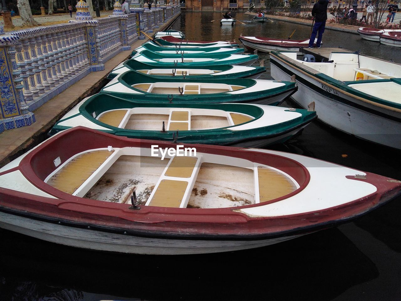 HIGH ANGLE VIEW OF SWIMMING POOL IN PARK