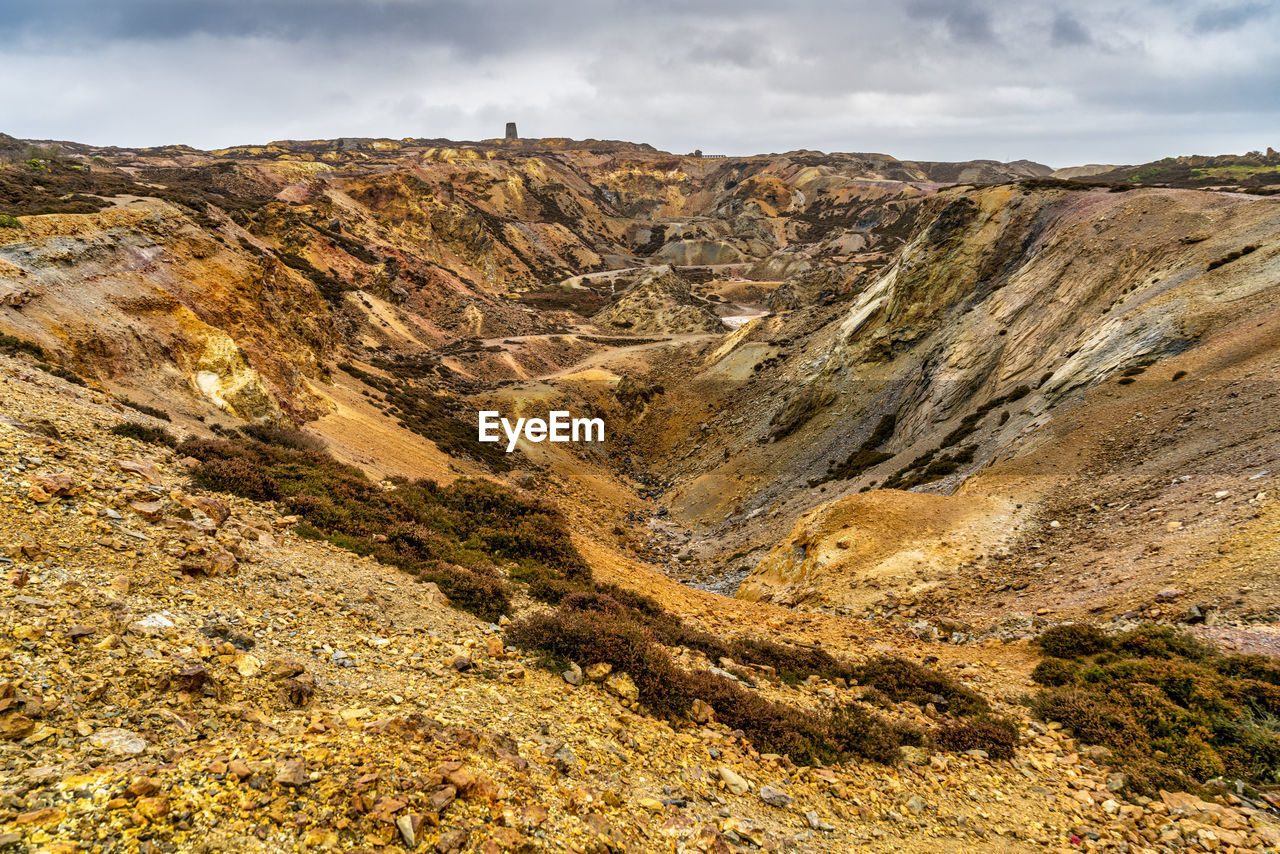 Parys mountain was once the largest copper mine in the world.