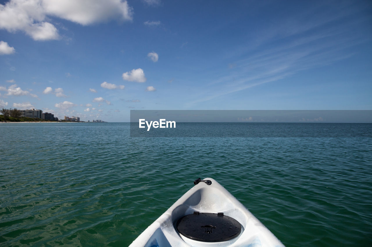 SCENIC VIEW OF SEA AGAINST BLUE SKY