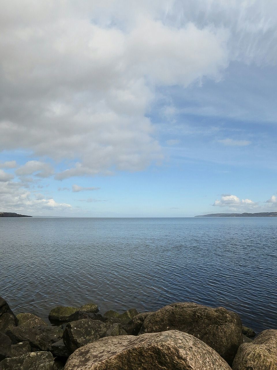 View of calm sea against the sky