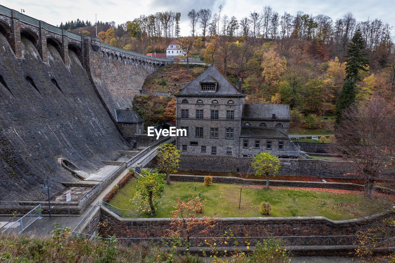 architecture, built structure, building exterior, nature, history, plant, tree, building, the past, sky, travel destinations, no people, cloud, landscape, transport, environment, travel, outdoors, tourism, land, rural area, autumn, day, house, mountain, water