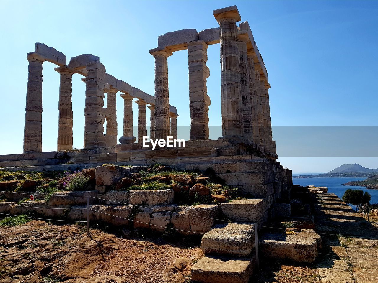 Old ruins against sky 