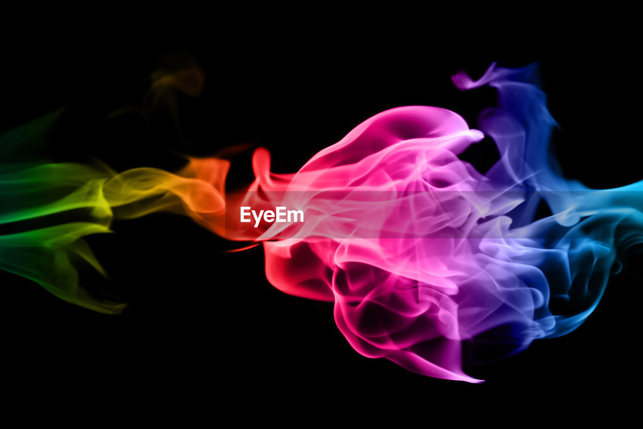 smoke, black background, abstract, motion, swirl, studio shot, font, pattern, multi colored, no people, flowing, incense, indoors, nature, burning, water, fumes, close-up, ethereal, changing form, creativity, copy space, blue, curve, fragility, shape, textured, red, backgrounds, tranquility, smooth, pink, black, environment, form, vibrant color, cut out, religion, spirituality