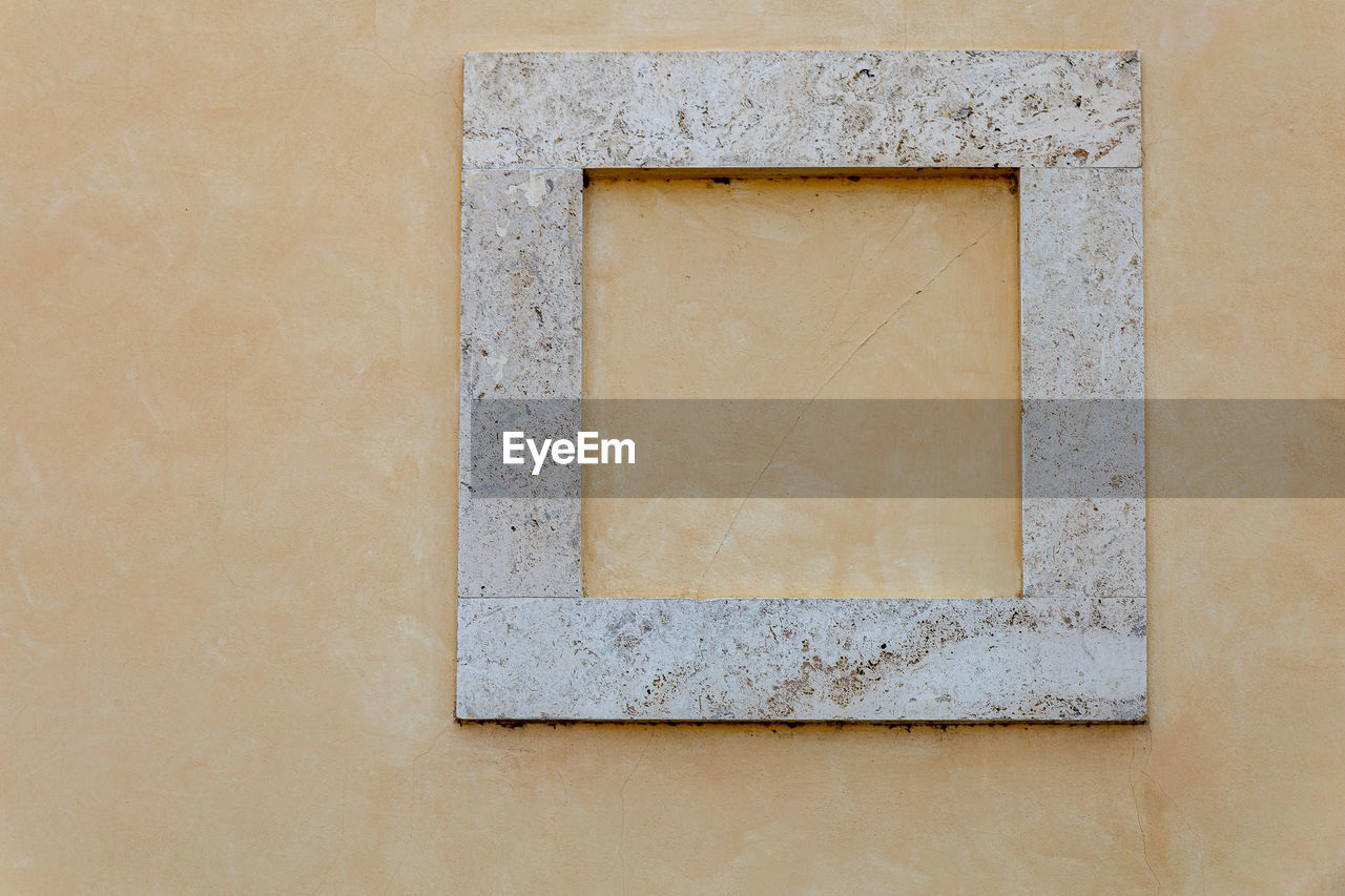 Full frame shot of yellow wall