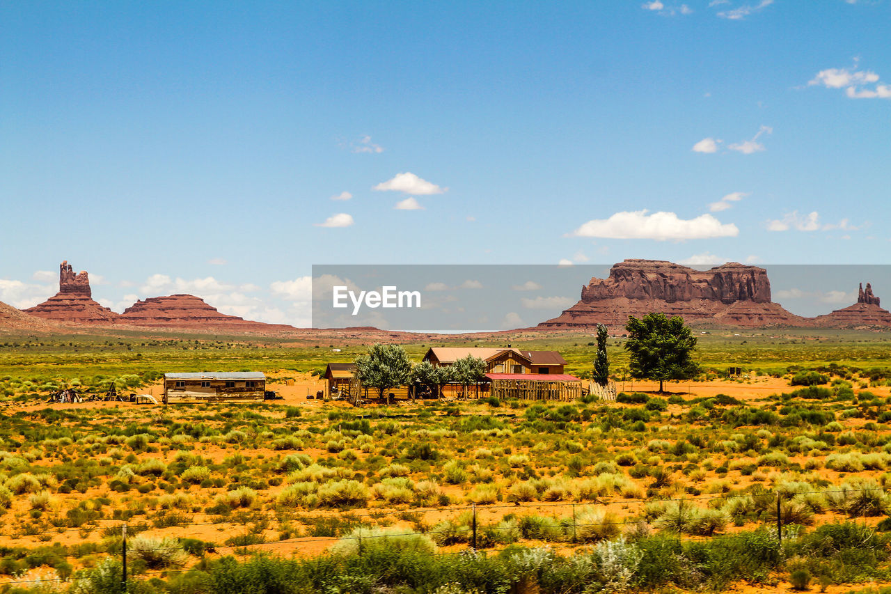 Farm,monument valley is an american natural site located on the border between arizona and utah. 