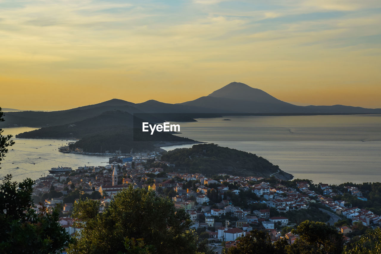 View on mali lošinj from viewpoint