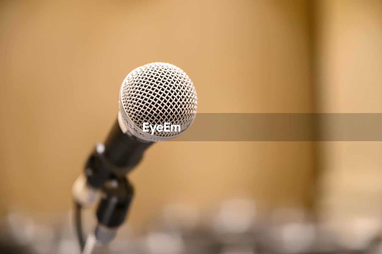 CLOSE-UP OF LIGHTING EQUIPMENT ON METAL