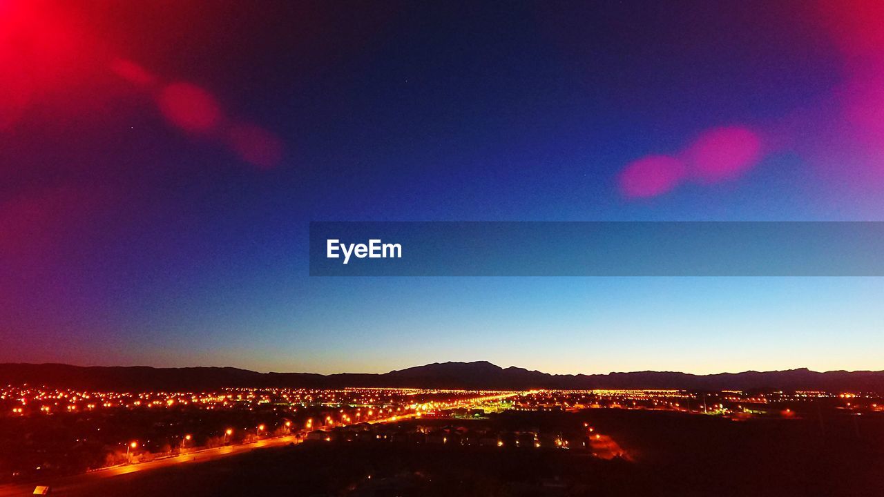 City view from a drone