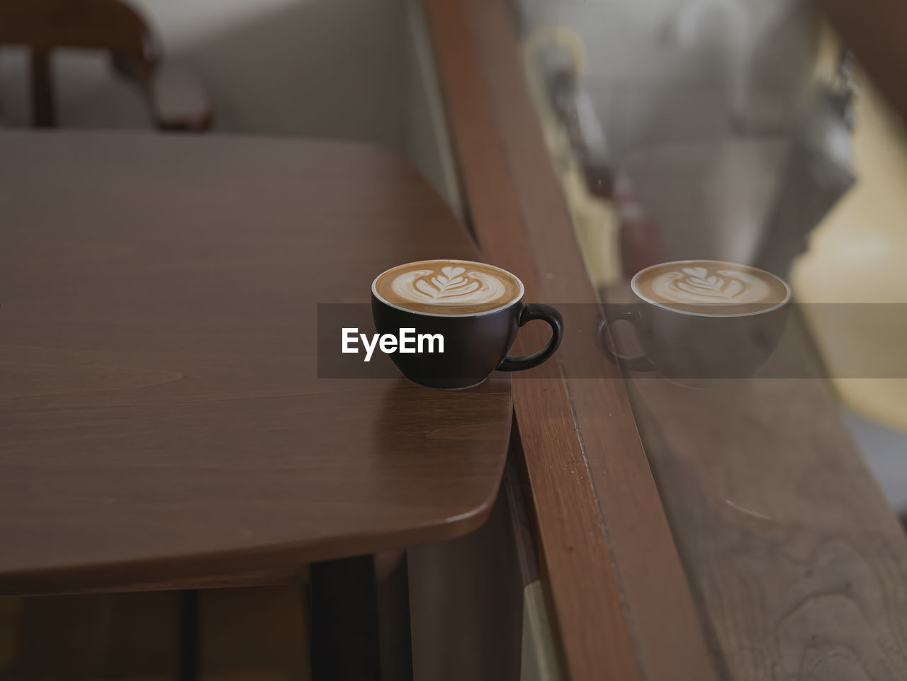 Close-up of coffee on table