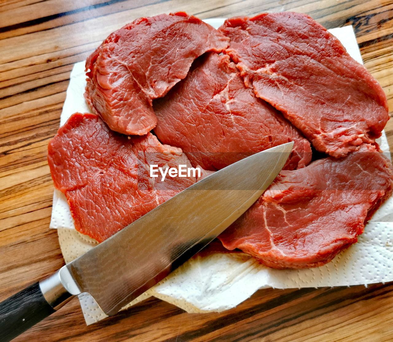 Close-up of food on cutting board